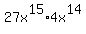 27x%5E15+%2A+4x%5E14