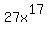 27x%5E17