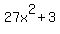 27x%5E2+%2B+3