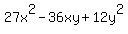 27x%5E2-36xy%2B12y%5E2