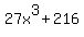 27x%5E3%2B216