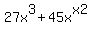 27x%5E3%2B45x%5Ex2