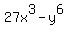 27x%5E3+-+y%5E6