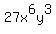 27x%5E6y%5E3