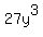 27y%5E3