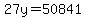 27y+=+50841