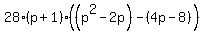 28%28p%2B1%29%28%28p%5E2+-2p%29+-%284p+-+8%29%29