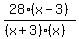 28%28x-3%29%2F%28%28x%2B3%29%28x%29%29