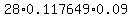 28%2A0.117649%2A+0.09