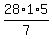 28%2A1%2F7%2A5