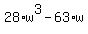 28%2Aw%5E3+-63%2Aw