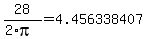 28%2F%282%2Api%29+=+4.456338407