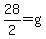 28%2F2+=g