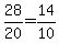 28%2F20=14%2F10