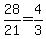 28%2F21+=+4%2F3