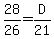 28%2F26+=+D%2F21