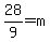 28%2F9=m