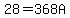 28=368A+