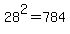 28%5E2=784