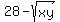28+-+sqrt%28xy%29