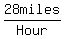 28+miles%2F+Hour