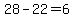 28-22=+6%0D%0A
