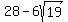 28-6sqrt%2819%29