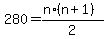 280+=+%28n%2A%28n%2B1%29%29%2F2