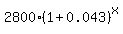 2800%2A%281%2B0.043%29%5Ex