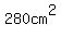 280cm%5E2