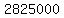 2825000