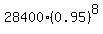 28400%280.95%29%5E8