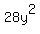 28y%5E2