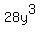 28y%5E3