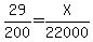 29%2F200=X%2F22000