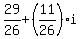 29%2F26%2B%2811%2F26%29i
