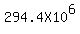 294.4X10%5E6