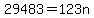 29483+=+123n