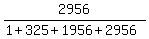 2956%2F%281%2B325%2B1956%2B2956%29