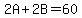2A%2B2B=60