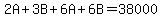 2A%2B3B%2B6A%2B6B=38000