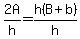 2A%2Fh=h%28B%2Bb%29%2Fh
