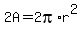 2A+=+2pi%2Ar%5E2