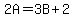 2A+=+3B+%2B+2