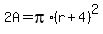 2A+=+pi%2A%28r%2B4%29%5E2