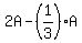 2A+-+%281%2F3%29A