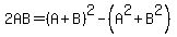 2AB=%28A%2BB%29%5E2-%28A%5E2%2BB%5E2%29