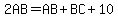 2AB=AB%2BBC%2B10