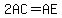 2AC=AE
