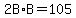 2B%2AB=105